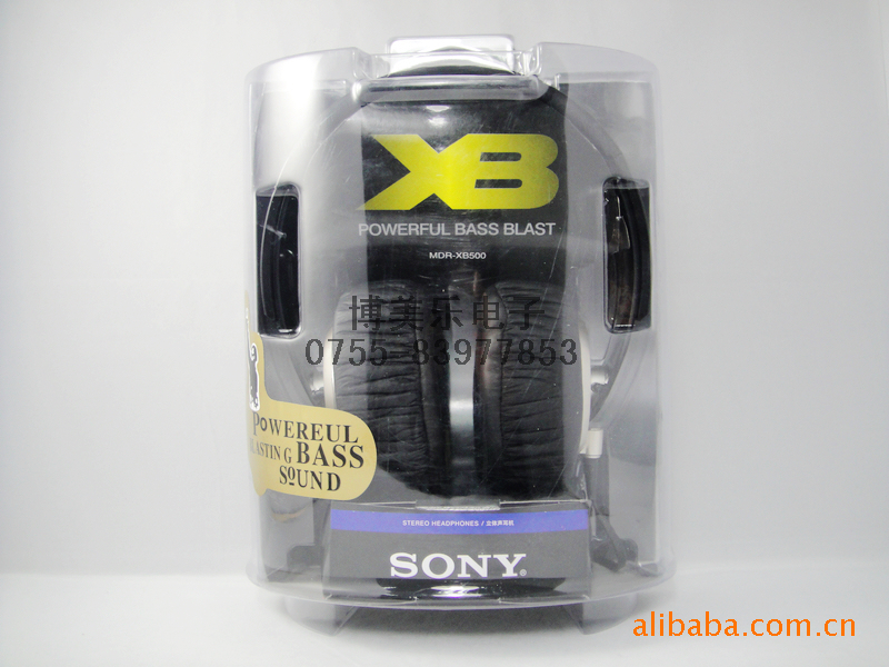 【SONY\/索尼 MDR-XB500 头戴式耳机 HIPHO