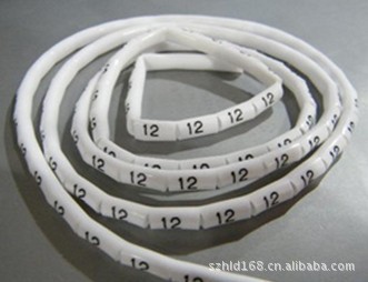 【代客加工打印白色PVC号码管 OM-1.5平方的