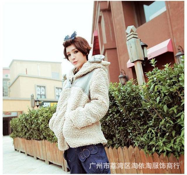 批发2011冬季加厚羊绒外套 欧美<em>嘻哈女式</em>服装