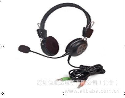 立体声带麦克风戴试耳机 SL-312MIC图片,立体