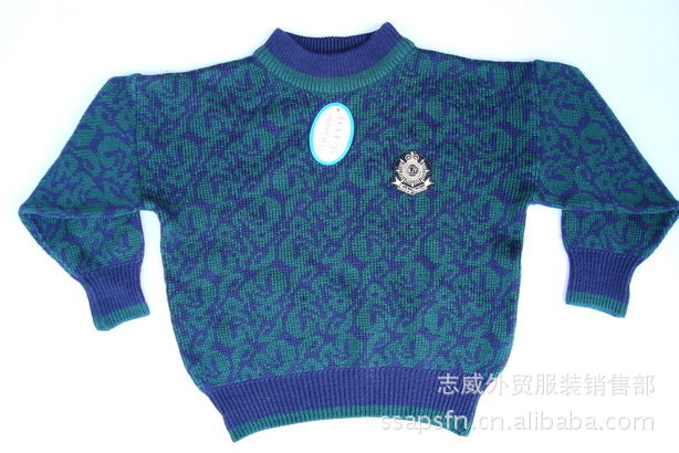 家直销长年大量加厚 儿童毛衫wool sweater批发