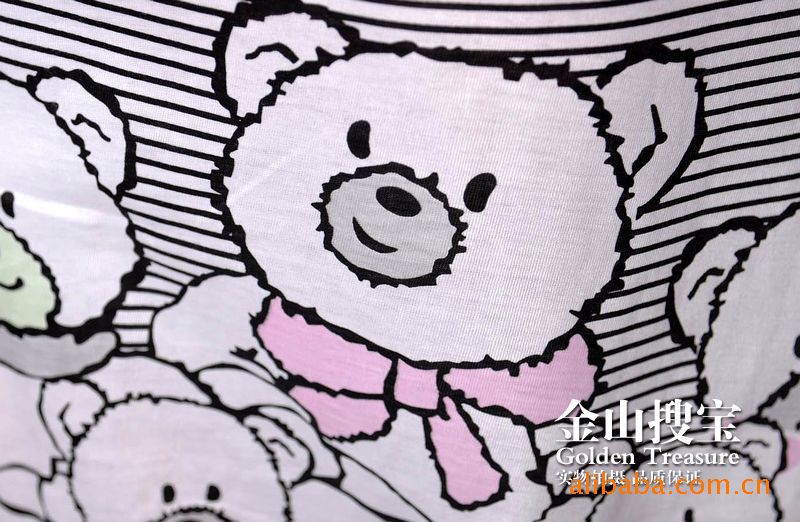 【精品女士<em>睡衣</em> 杰丽美可爱卡通熊短袖<em>睡衣</em>家