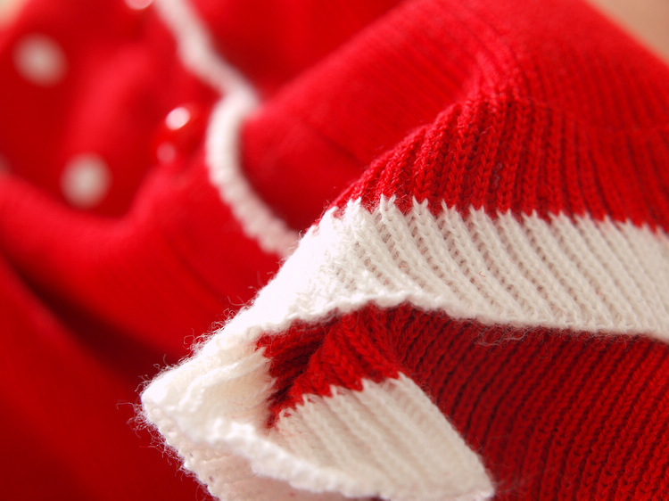 【2011春秋装针织<em>开衫钩</em>圆点木耳边花外贸针