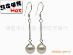 ��Ӧ��Ʒ925����Բ��8-8.5MM����ˮ�����׹����  FX3G-Y8.5BAEA