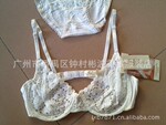 库存女装文胸套装纯棉文胸内裤纯白色套装批发2千套全清3.5元