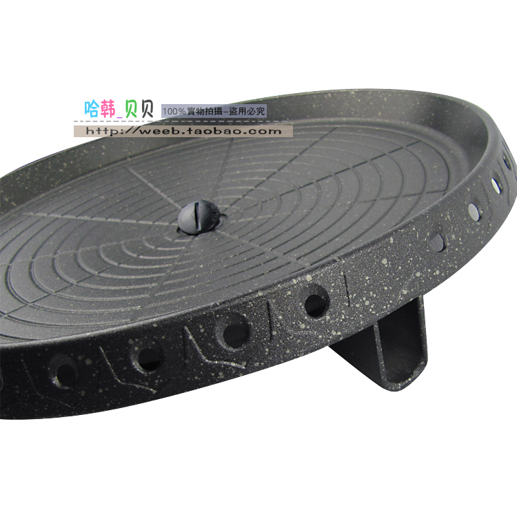 发采购烧烤盘-供应 韩国麦饭石烤肉盘 烤肉锅 