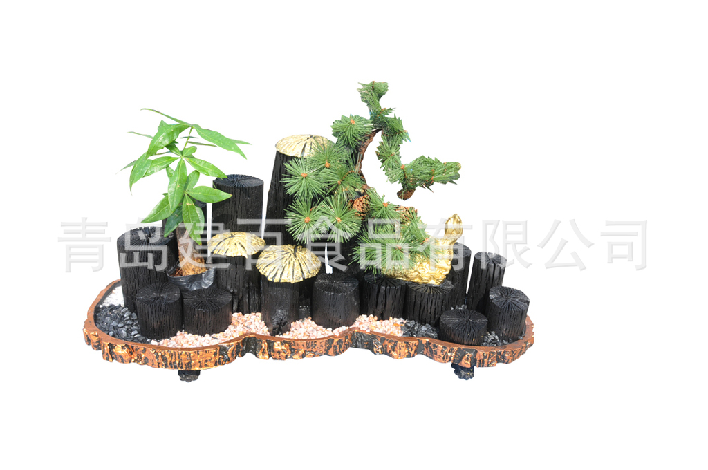 木炭工艺品 加湿器 净化空气 吸附甲醇 美化家居