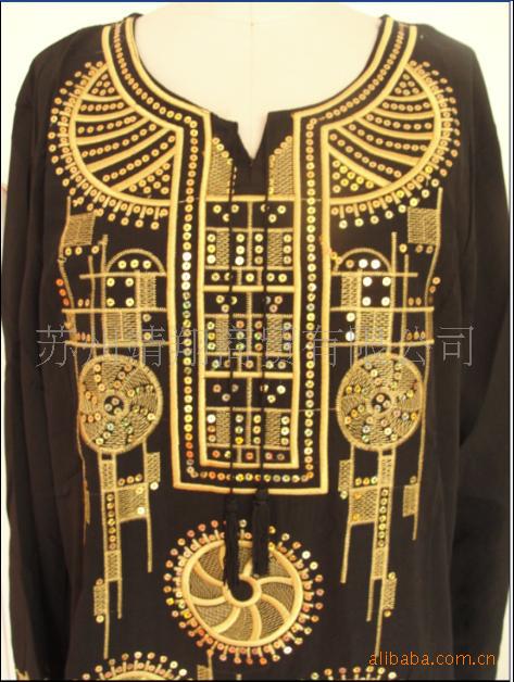 【高档穆斯林服装 回族服饰 沙特阿拉伯面纱 伊