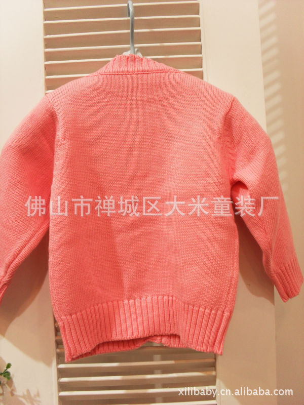 【日韩男女童装秋款毛衣 小花<em>女款</em>毛衣<em>小开衫</em>