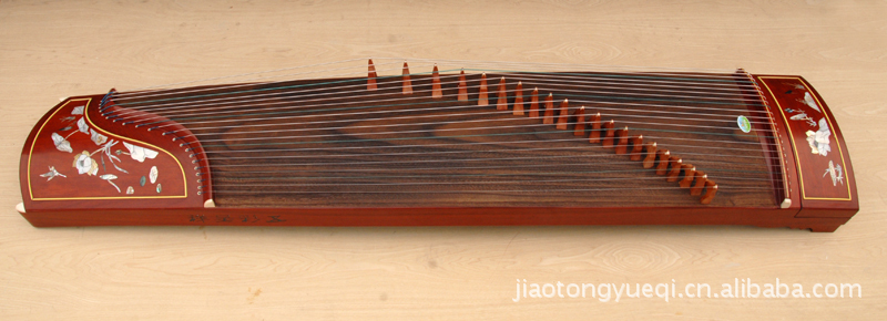 【厂家直销 供应红木古筝 焦桐乐器 各种红木彩