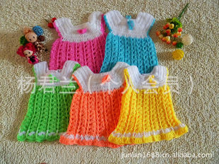 批发采购童<em>马甲背心</em>-批发 婴幼儿手工<em>毛线</em>女童