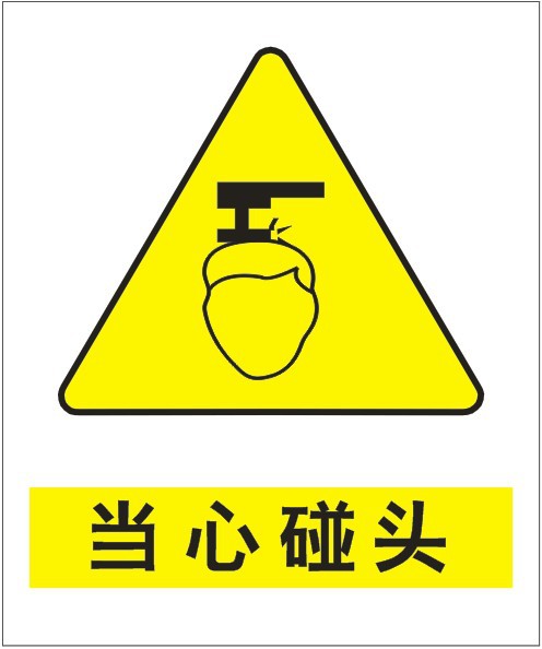 交通运输 道路交通管理设施 固定交通标志 中英文标识 当心感染_250x