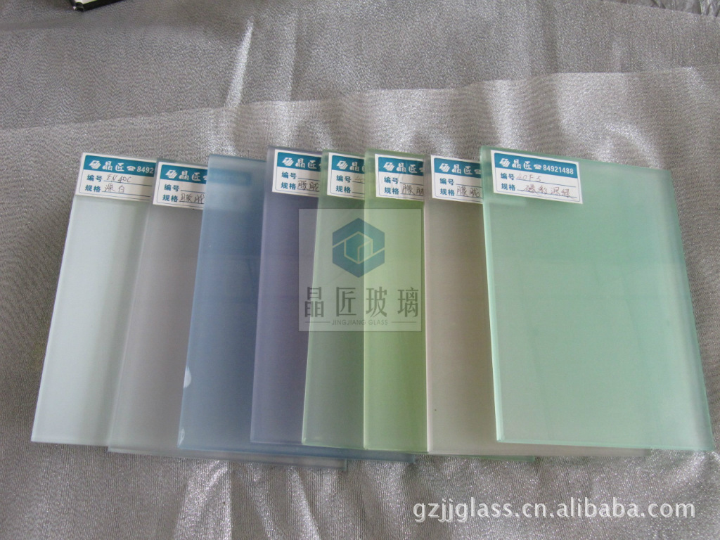 厂家直销纯白色夹胶安全玻璃价格及生产厂家[