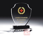 厂家水晶奖牌 水晶玻璃K5料 订做刻字刻logo 厂家直销低价