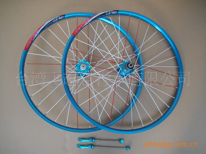 车圈-个性彩色山地车轮组 双层车圈久欲四轴承