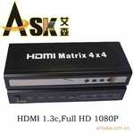 HDMI矩阵四进四出，HDMI4口进4口出..