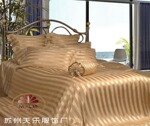 苏州厂家直销2011时尚高档100%真丝/丝绸床品套件、四件套