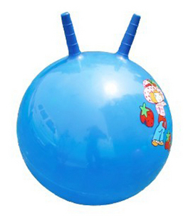 【充气玩具 儿童玩具 55CM羊角球 跳跳球 健身