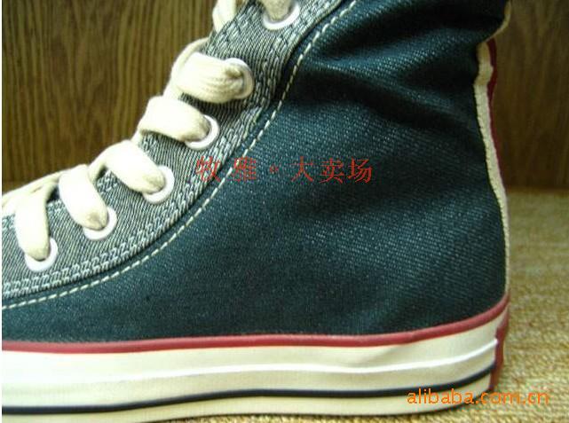 【匡威正品 匡威B877高帮牛仔蓝色 北京批量供