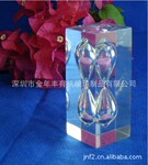【厂家直供】高档透明水晶沙漏 高透明水晶胶沙漏 透明亚克力沙漏