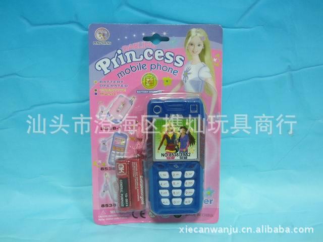 【芭比公主手机,卡通手机,玩具手机,男孩手机,女