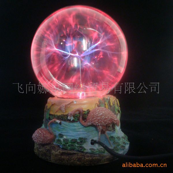 发供应6寸魔灯内有蜻蜓 等动物 魔球 闪电球 静