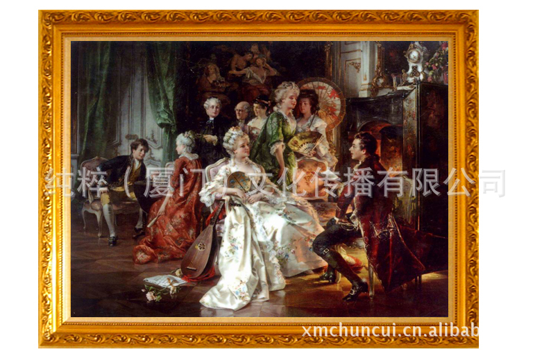 古典宫廷人物油画/欧式人物/欧式宫廷油画