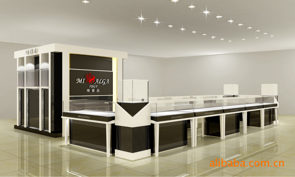 珠宝展柜 量身设计制作 精湛江苏木工 中式欧式