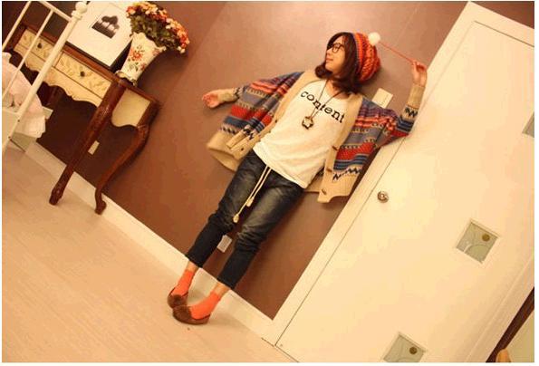 【2011<em>新款</em>秋冬装 <em>蝙蝠袖</em>大码<em>复古</em>针织<em>开衫毛</em>