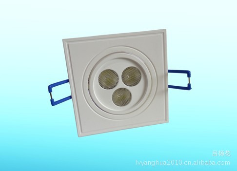 3w射灯 大功率天花灯 方形射灯 新款led照明灯