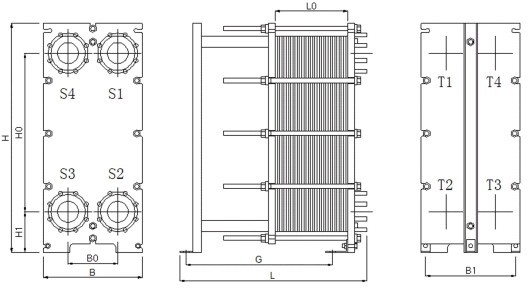 板式热交换器/板式换热器/蒸气热交换器