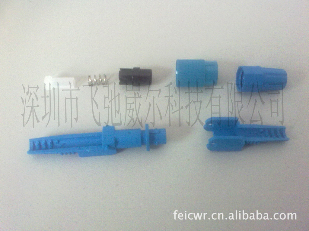 光纤连接器-厂家生产精密尺寸,环保,卡丁式SC