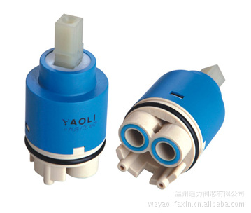 供应遥力35高脚空转混合水龙头陶瓷阀芯 图片