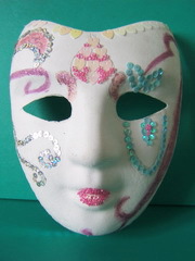 【环保死神纸面具、纸面谱、纸脸谱、DIY玩具