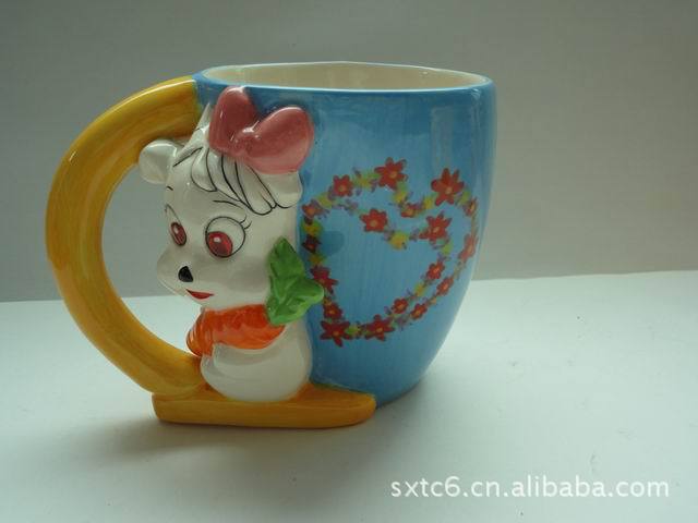 【卡通杯子 猫咪 吉米 山猫 陶瓷杯子】