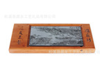 居友 新品 漫卷诗书 乌金石竹茶盘 孟宗竹茶盘【竹林七贤】