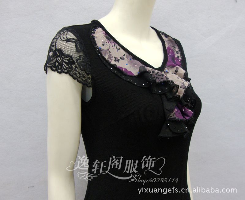 【2011新款时尚妈妈装<em>中青女装</em>夏季短袖连衣