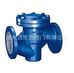 H41F4-16C衬氟直通升降式止回阀 衬氟旋启式止回阀 衬氟立式止回