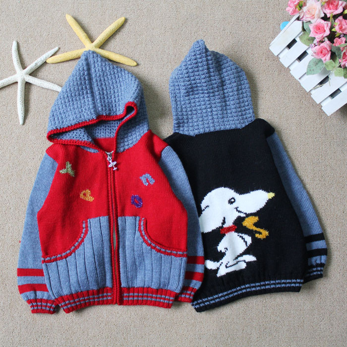 手工<em>编织</em>婴幼儿羊毛线<em>毛衣</em>宝宝<em>开衫</em>/<em>男童毛衣</em>