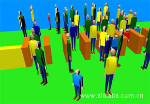 行业专用软件-人群疏散行为模拟模块STEPS-行