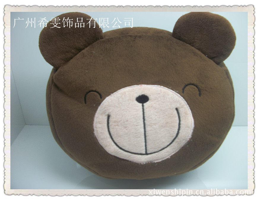 巧克力熊卡通斜背包 手提包  暖手包 图片,巧克力