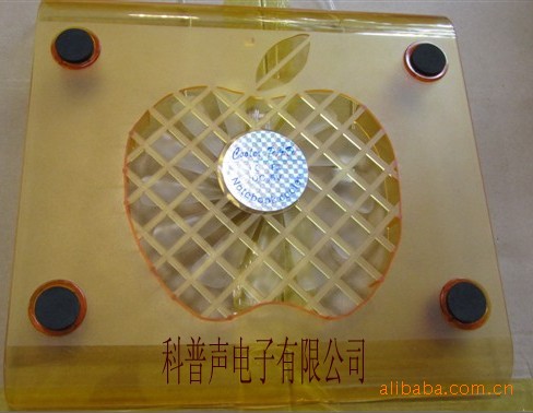 【厂家直销 苹果型笔记本散热器 JG-828 散热底