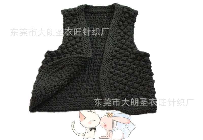 批发采购<em>女式马甲</em>背心-圣衣旺现货<em>洋气</em>简洁纯