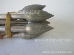 供应 6mm柄 电镀毛尖 适用于石材石、玉雕雕的异型雕刻