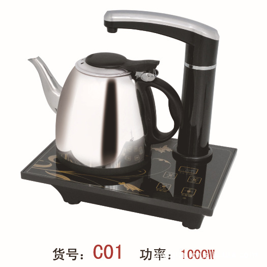 供应二合一智能不锈钢抽水电热水壶电茶壶烧水