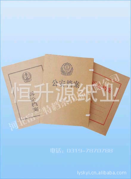 【厂家供应多款式多规格国公安法院档案盒】