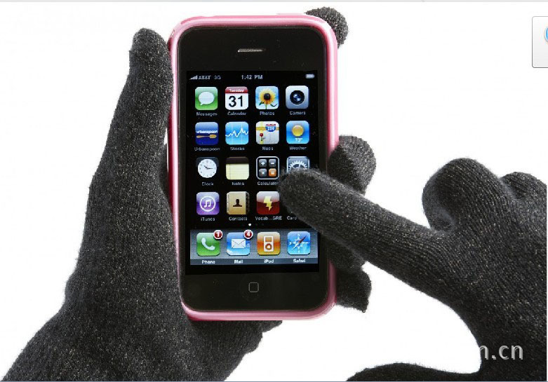 【触摸屏导电手套 防静电手机平板电脑专用 触