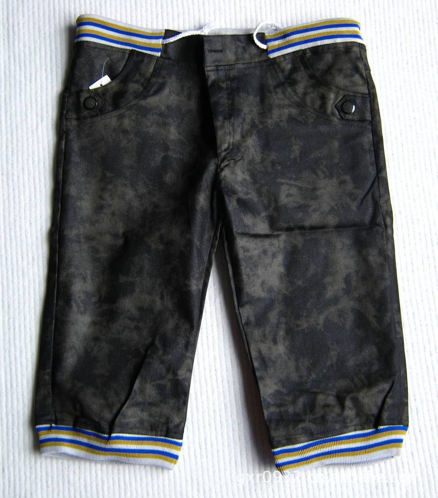 混批:2011James夏装新款 韩版两色五分裤 仿牛