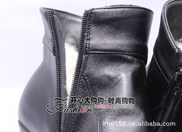 新款<em>3515强人女军靴</em> 女羊毛靴 雪地靴 牛皮棉鞋