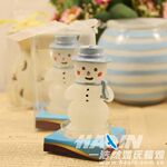 圣诞雪人蜡烛 圣诞礼品 一浩然蜡烛厂家直销 小额混批 让利10%